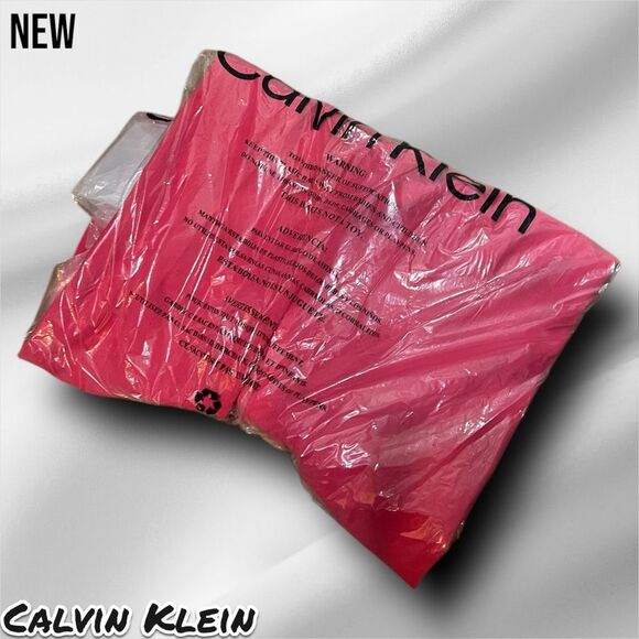 New Calvin Klein Stretch Woven Pull-On Pants - Lipstick - Picture 4 of 4